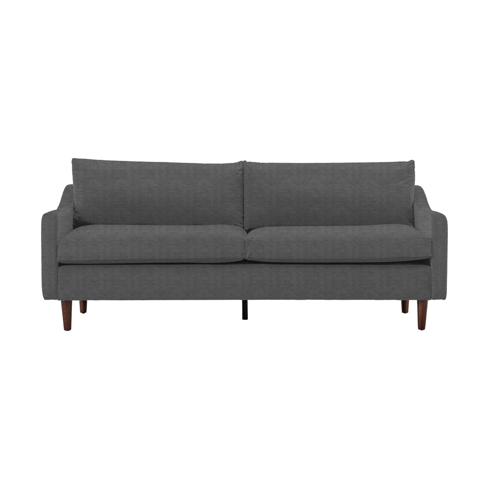 Product photograph of Olivia S Sofa In A Box Model 2 - 3 Seater Sofa In Dark Grey from Olivia's