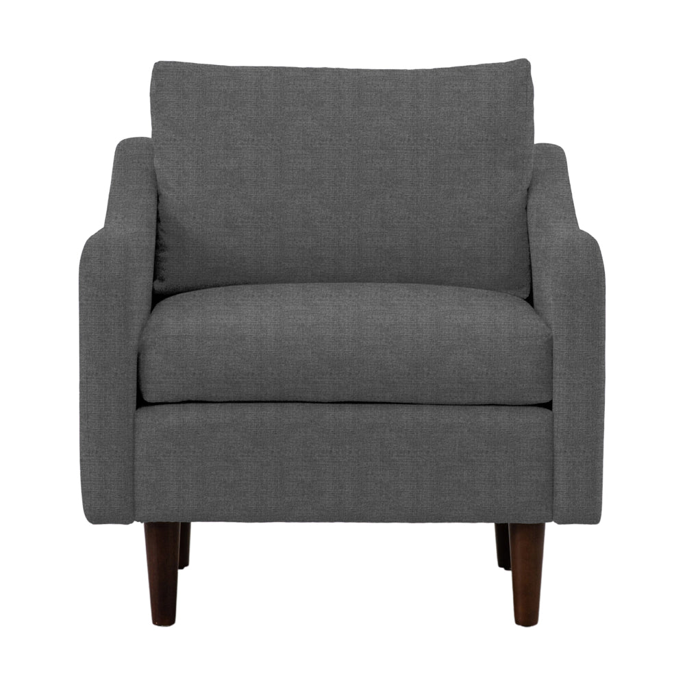 Product photograph of Olivia S Sofa In A Box Model 2 - Armchair In Dark Grey from Olivia's