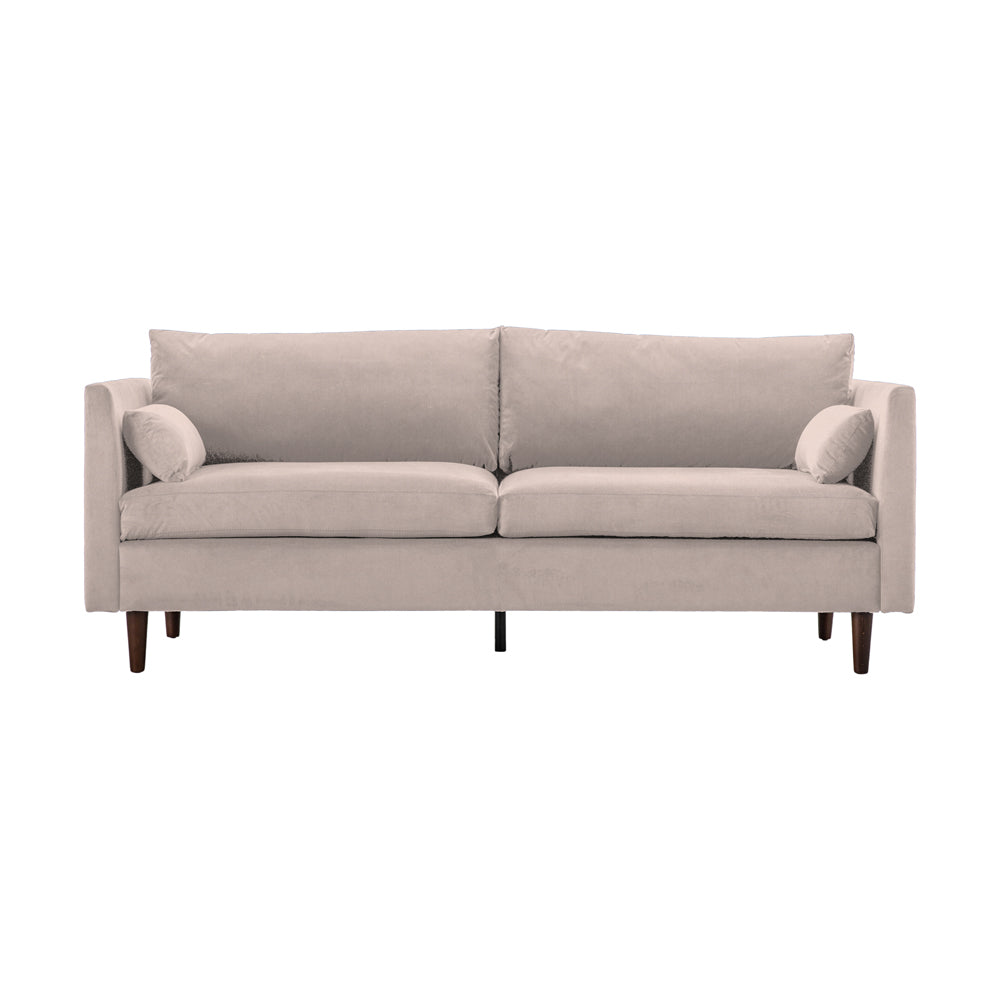 Product photograph of Olivia S Sofa In A Box Model 3 - 3 Seater Sofa In Powder Pink from Olivia's