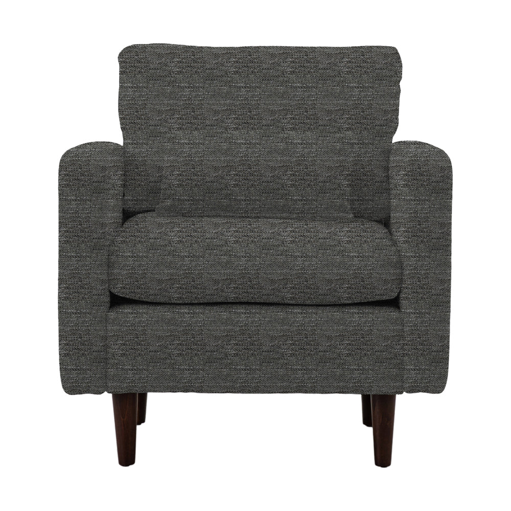 Product photograph of Olivia S Sofa In A Box Model 4 - Armchair In Dark Grey from Olivia's