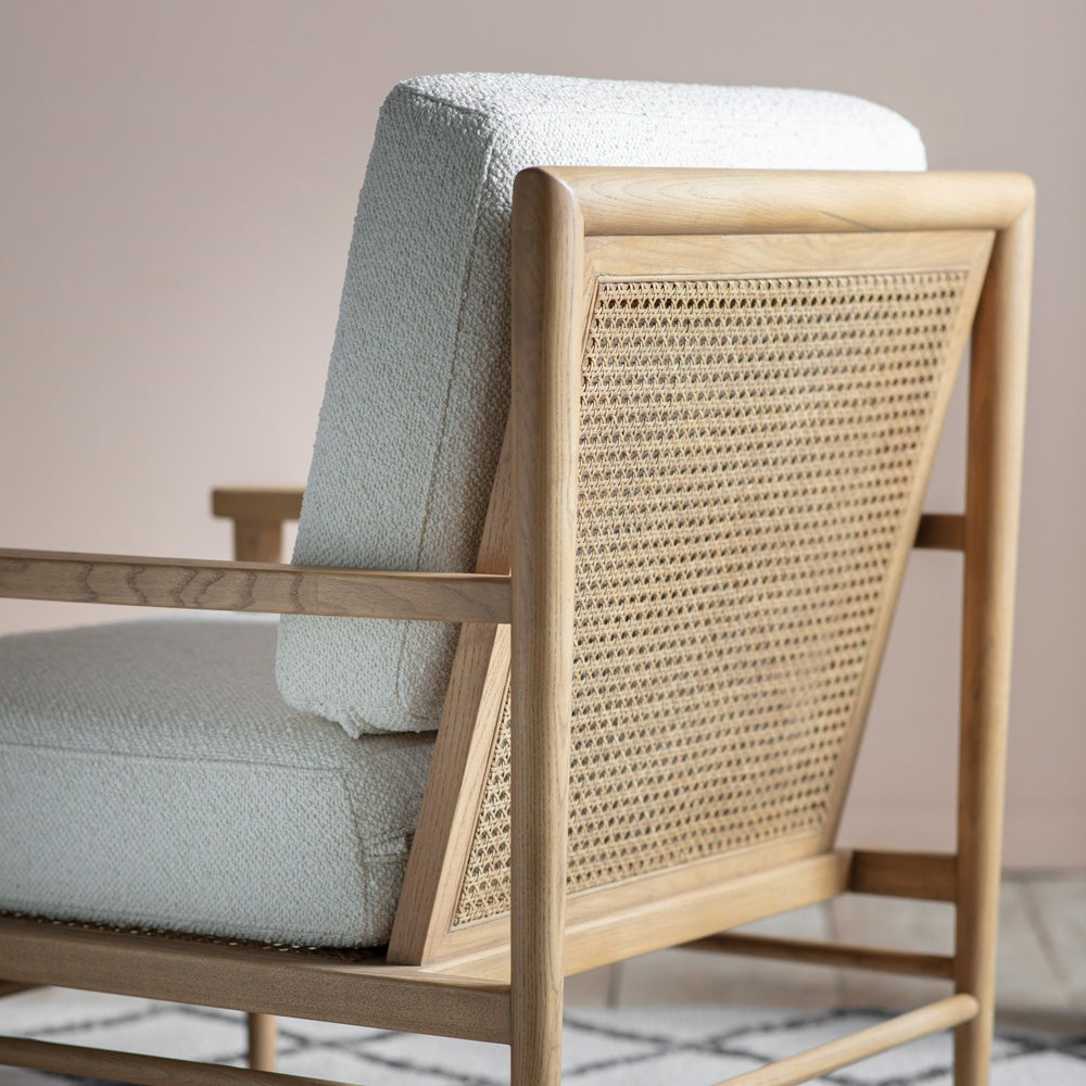 Product photograph of Gallery Interiors Adalfarus Armchair In Cream from Olivia's.