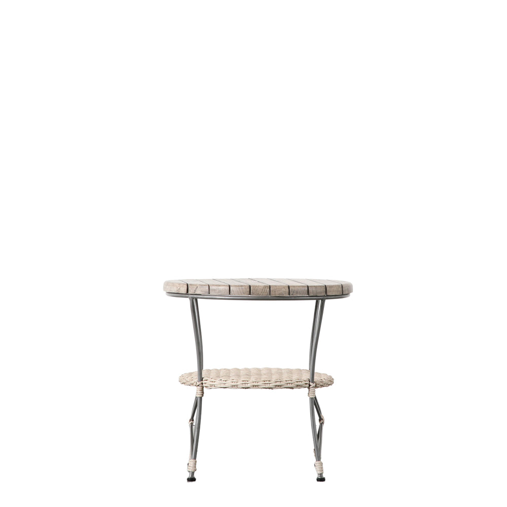 Product photograph of Gallery Outdoor Nosek Side Table Grey from Olivia's.