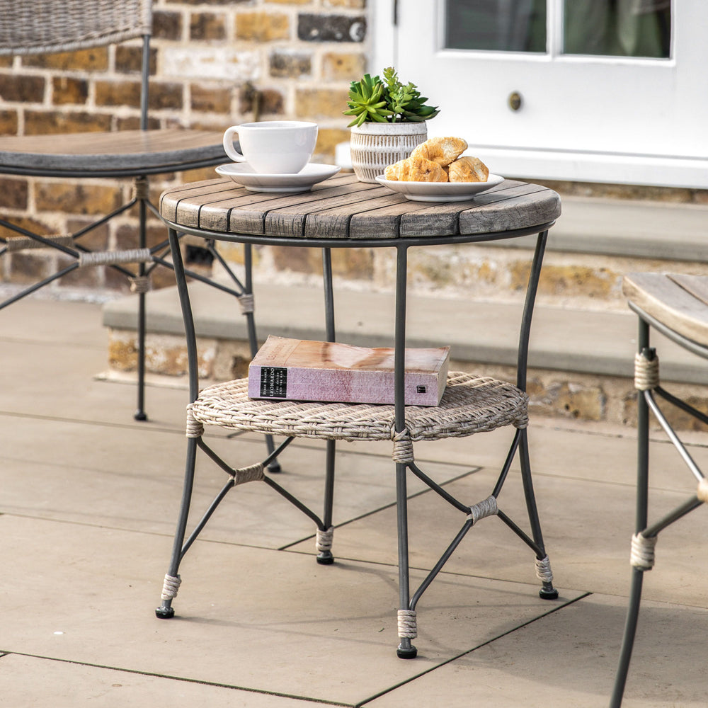 Product photograph of Gallery Outdoor Nosek Side Table Grey from Olivia's