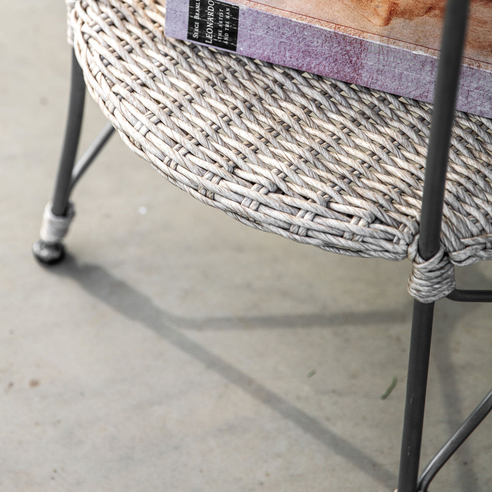 Product photograph of Gallery Outdoor Nosek Side Table Grey from Olivia's.