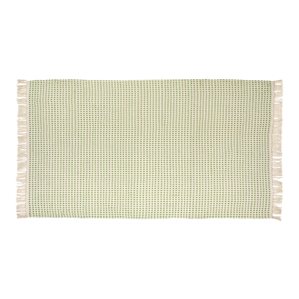 Product photograph of Gallery Interiors Fontana Rug White Green Small from Olivia's.