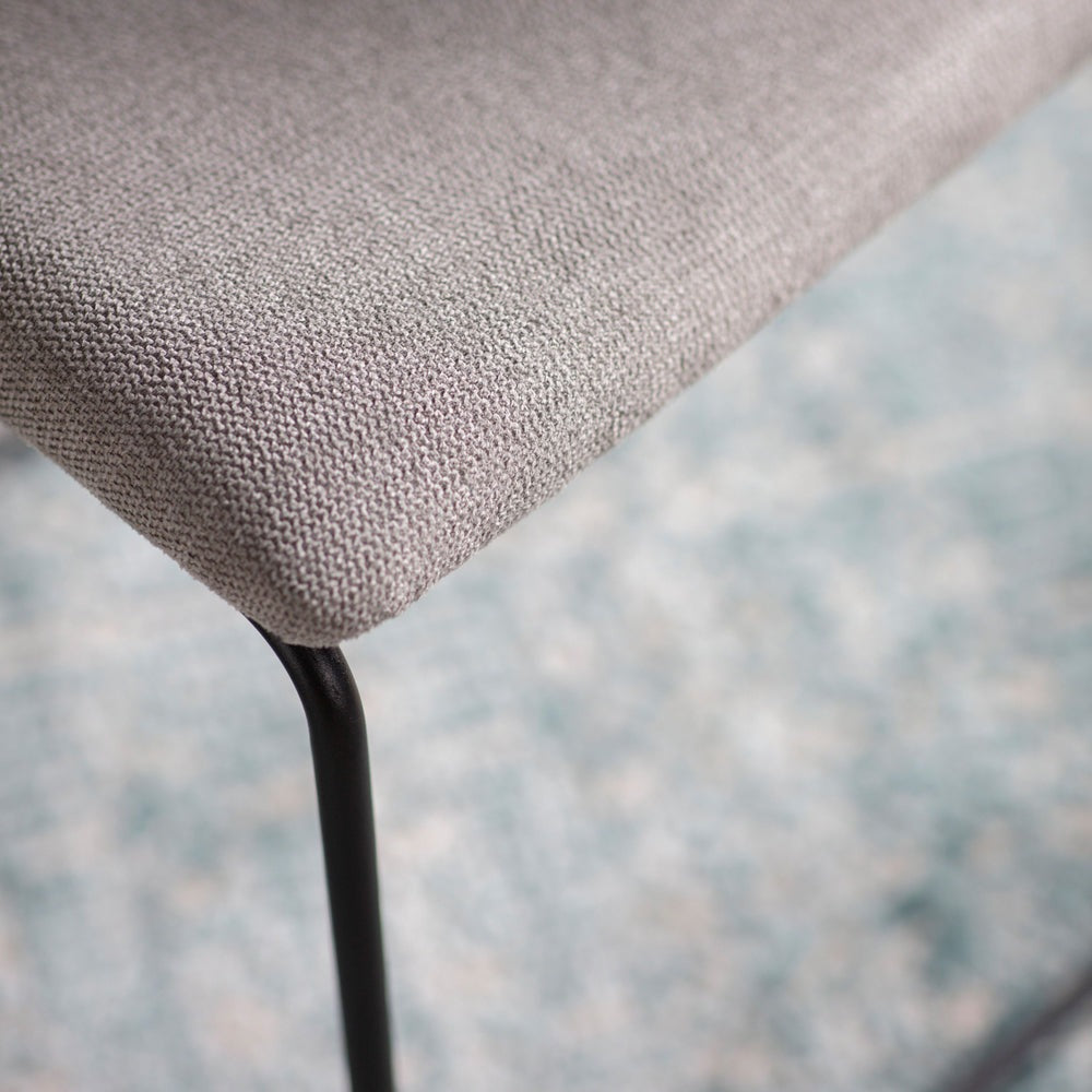 Product photograph of Gallery Interiors Set Of 2 Turchi Dining Chairs In Light Grey from Olivia's.