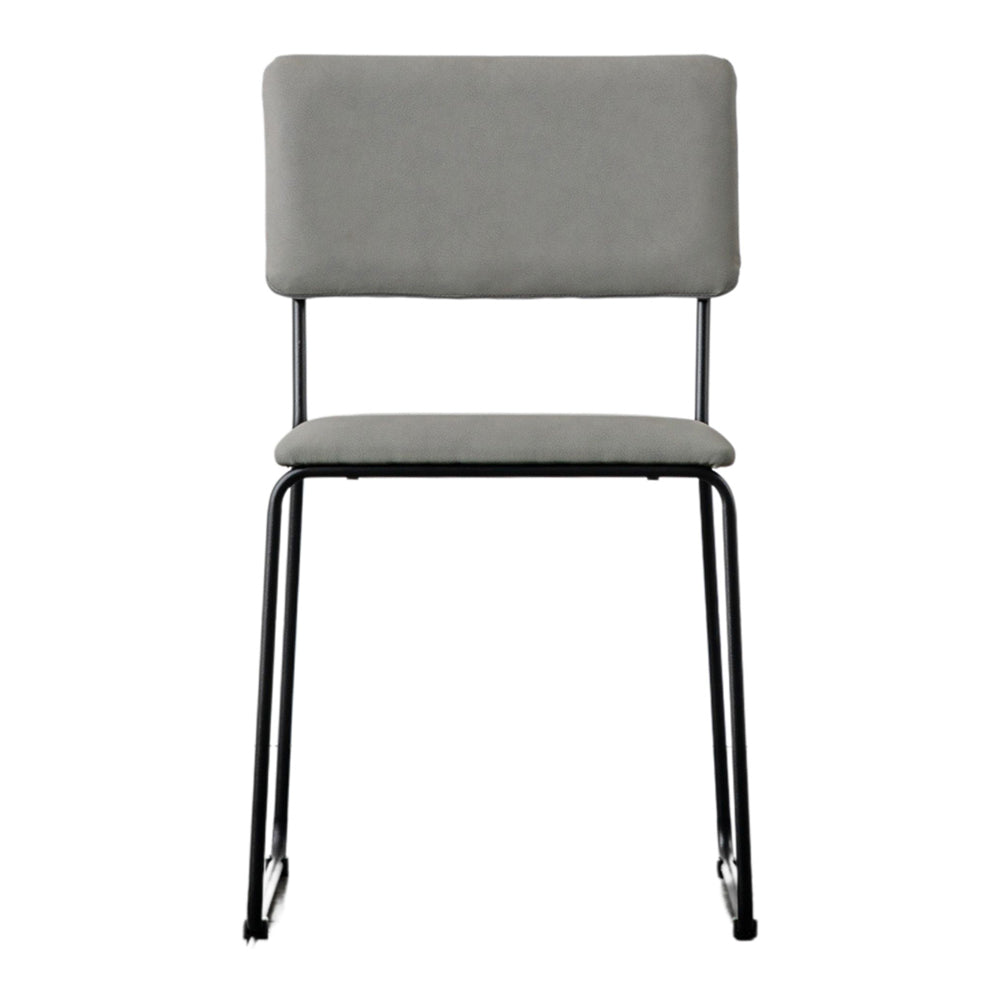 Product photograph of Gallery Interiors Set Of 2 Turchi Dining Chairs Silver Grey from Olivia's.