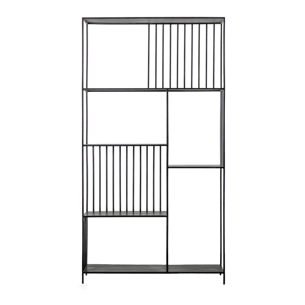 Product photograph of Gallery Interiors Otakar Open Display Unit In Black from Olivia's
