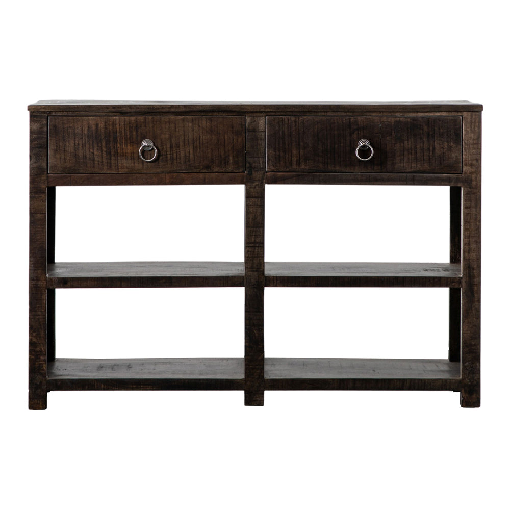 Product photograph of Gallery Interiors Nakato 2 Drawer Console Table from Olivia's.