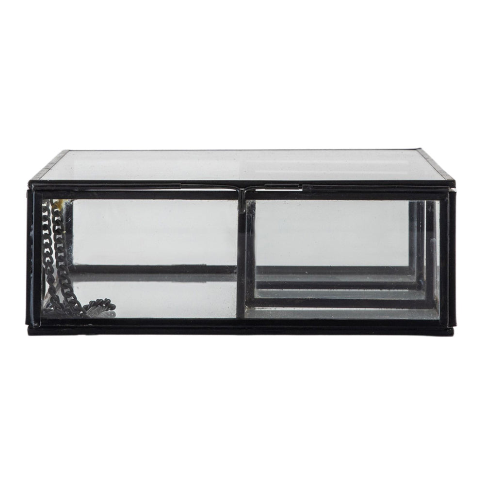 Product photograph of Gallery Interiors Priscilla Jewellery Box Black Large from Olivia's.