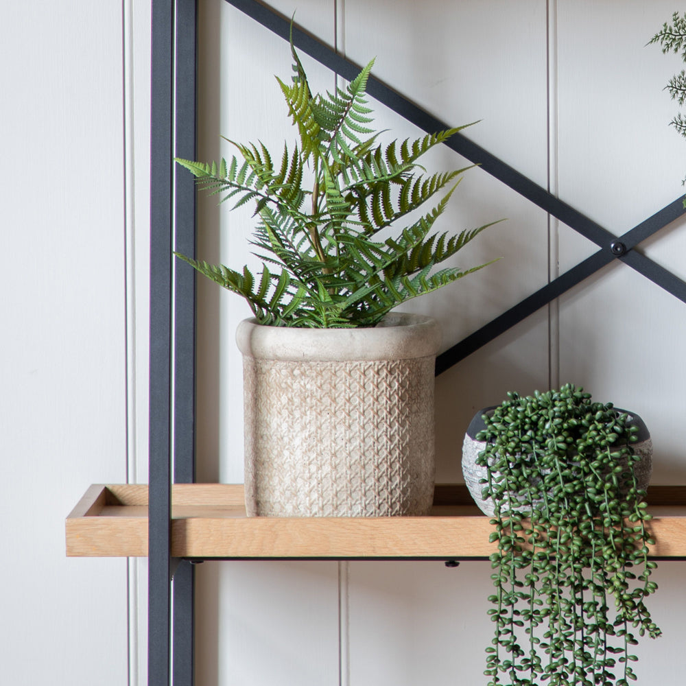Product photograph of Gallery Interiors Elise Planter Large Natural Large from Olivia's