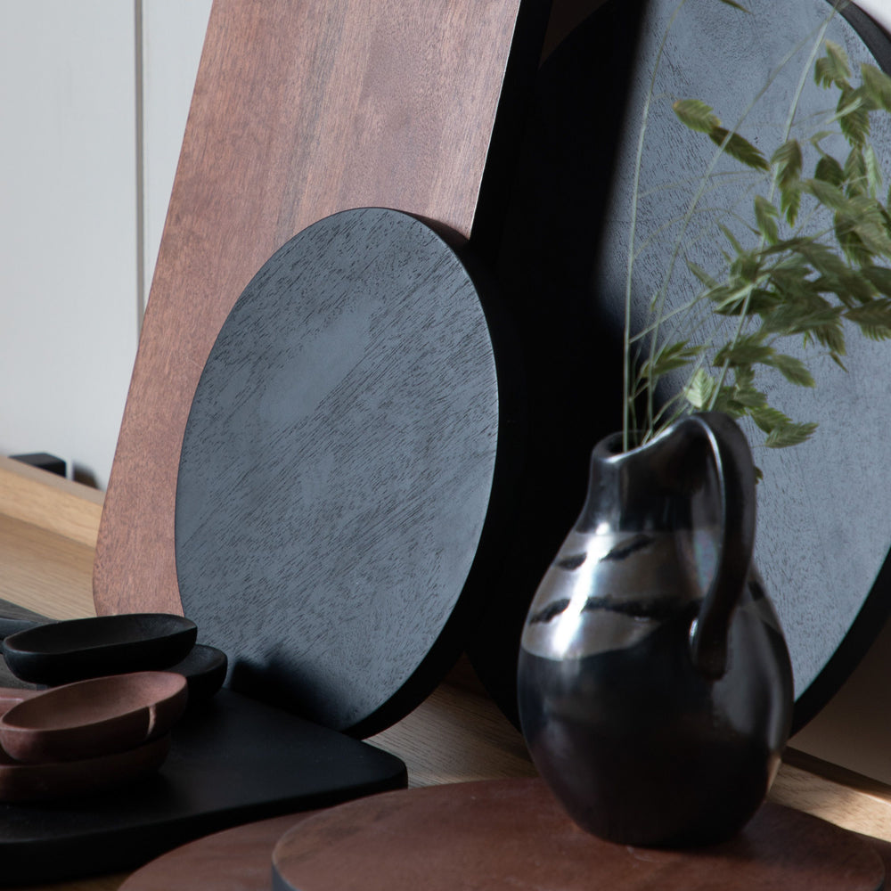 Product photograph of Gallery Interiors Bohdan Board Small Black Small from Olivia's.