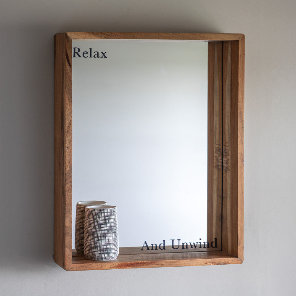 Product photograph of Gallery Interiors Seppanen Relax Mirror Natural from Olivia's.