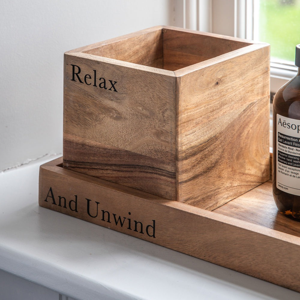 Product photograph of Gallery Interiors Set Of 2 Seppanen Relax Tray Natural from Olivia's.