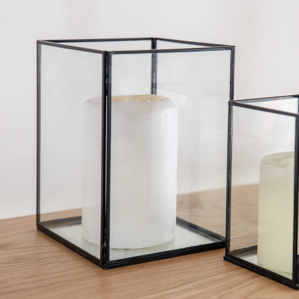 Product photograph of Gallery Interiors Loane Candle Holder Black Large from Olivia's.