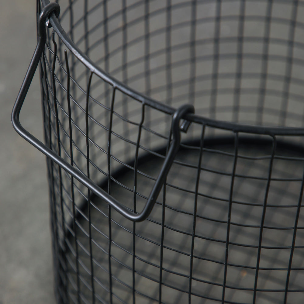Product photograph of Gallery Interiors Set Of 3 Walker Wire Baskets Black from Olivia's.