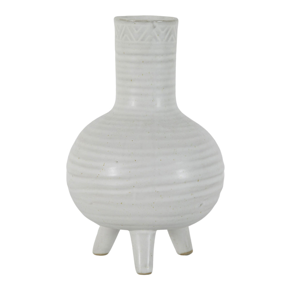 Product photograph of Gallery Interiors Cassandra Vase White Large from Olivia's.