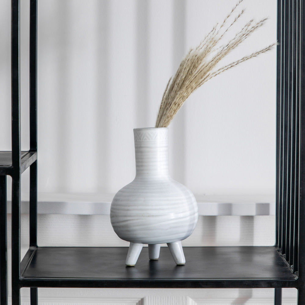 Product photograph of Gallery Interiors Cassandra Vase White Large from Olivia's.