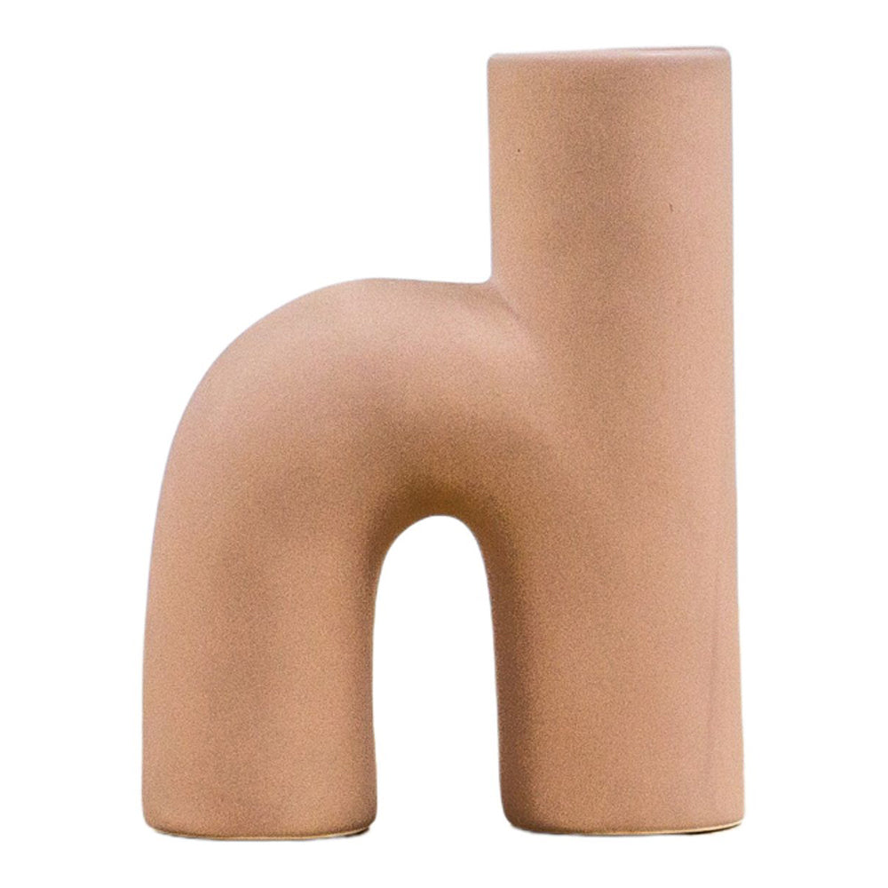 Product photograph of Gallery Interiors Lucien Vase Beige from Olivia's.