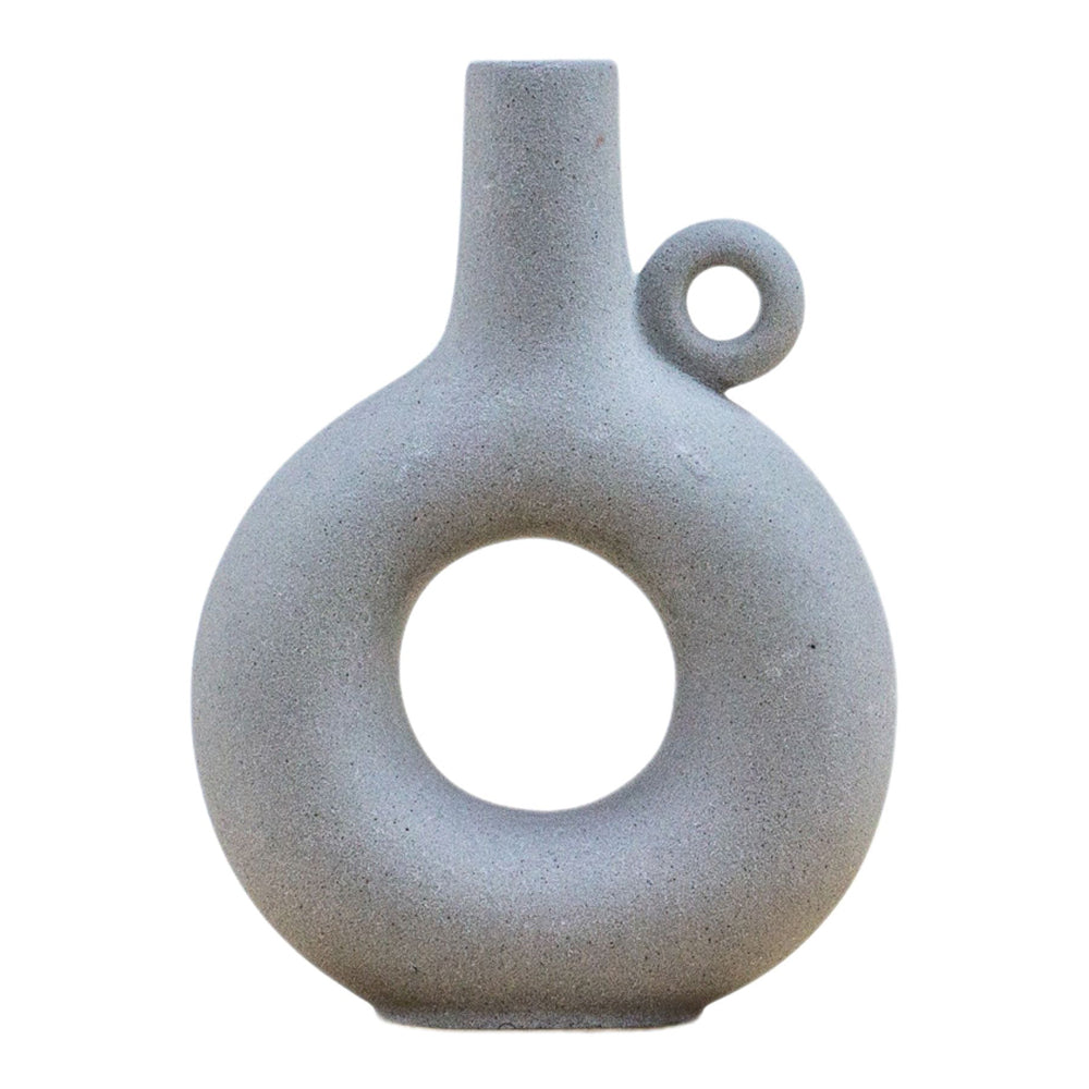 Product photograph of Gallery Interiors Macclelland Soren Vase Light Grey from Olivia's