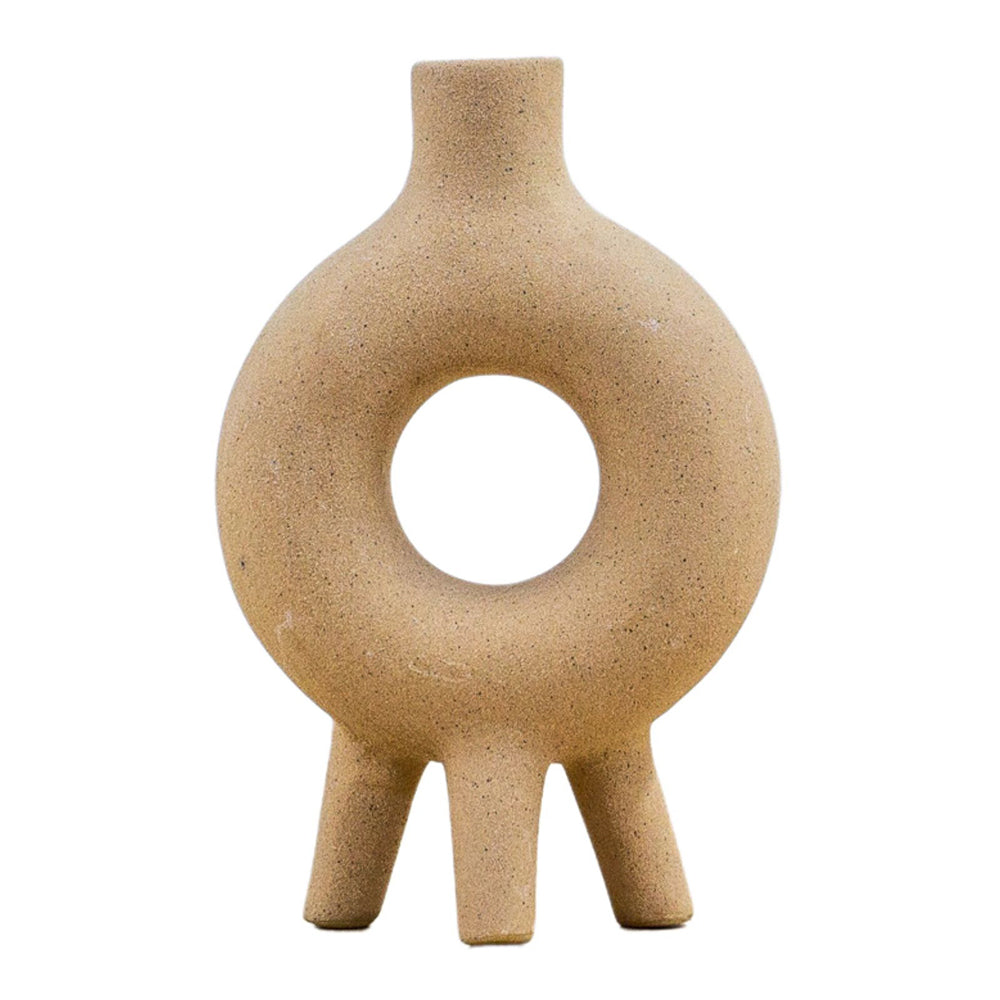 Product photograph of Gallery Interiors Gartner Vase Oatmeal from Olivia's.