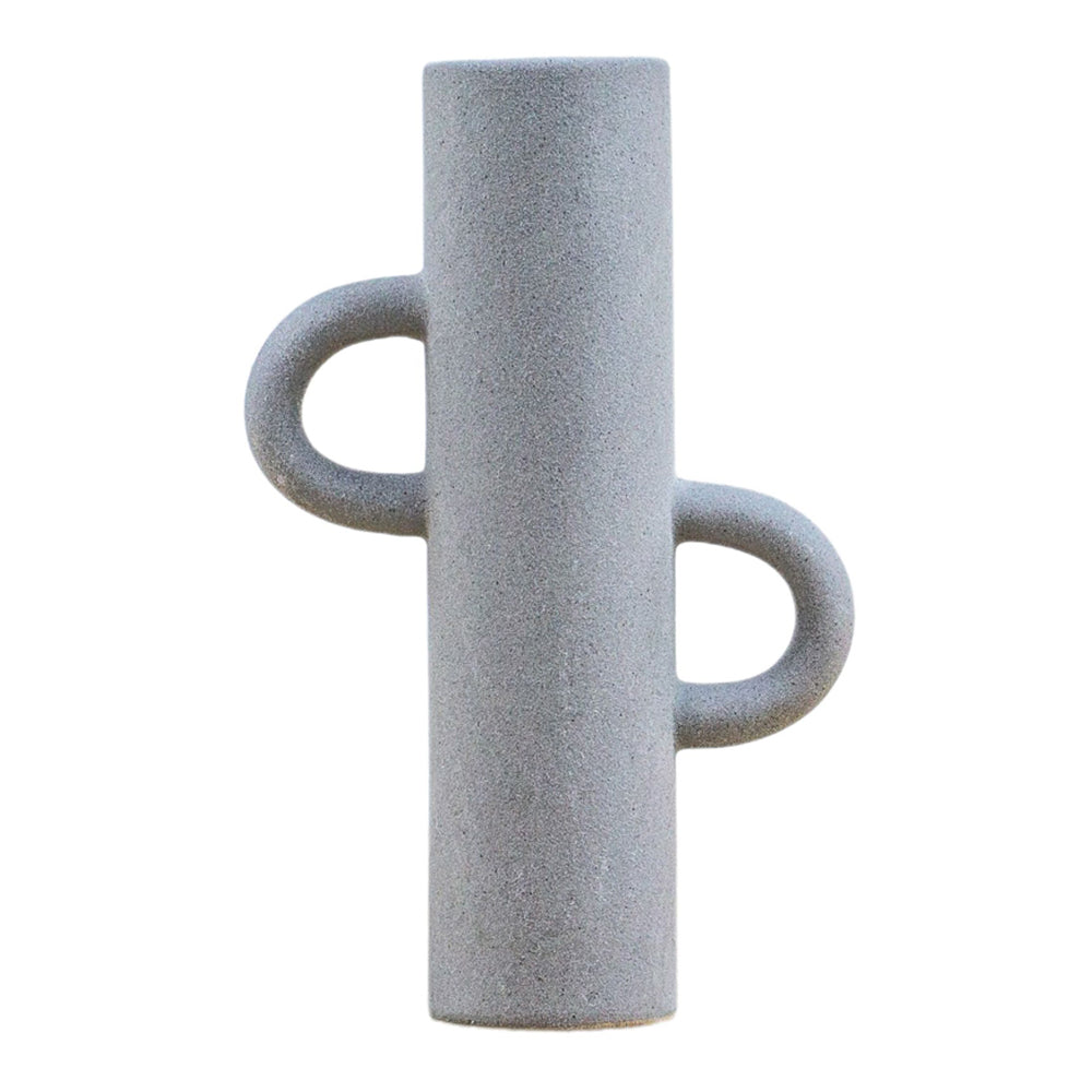 Product photograph of Gallery Interiors Samson Vase Light Grey Small from Olivia's.