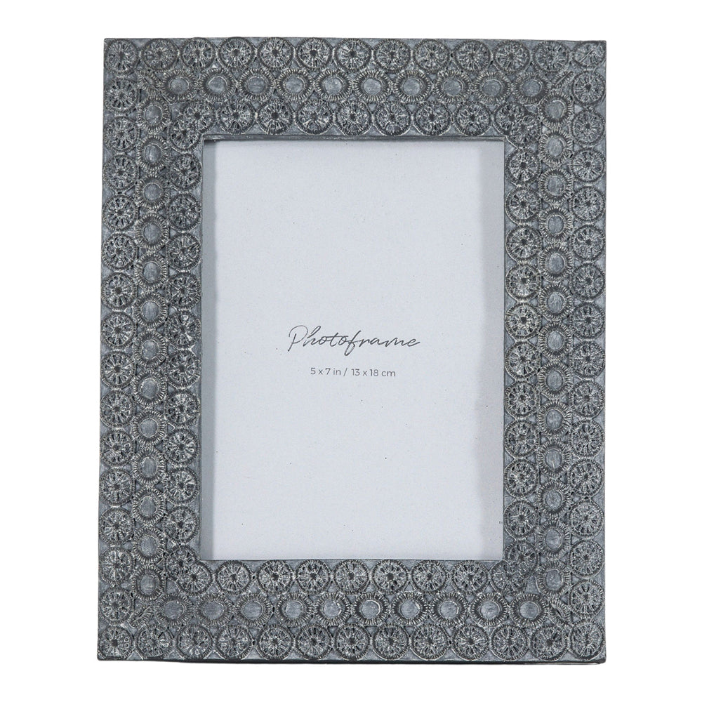 Product photograph of Gallery Interiors Stirling Photo Frame Blue Large from Olivia's.
