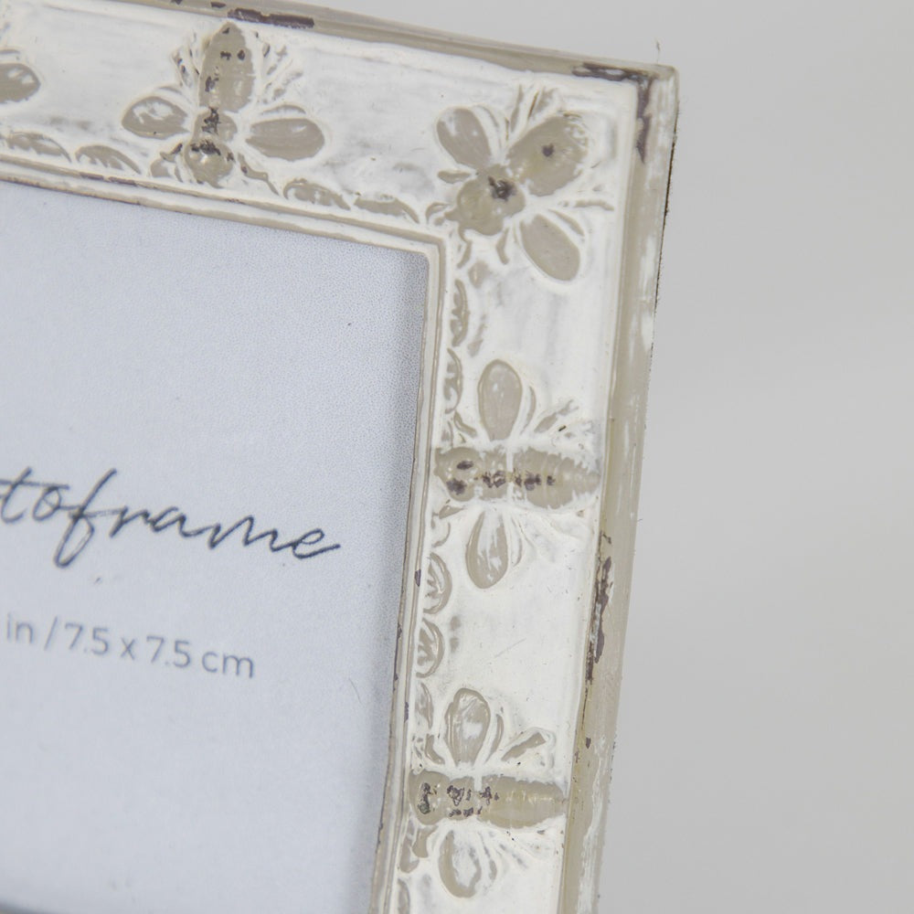Product photograph of Gallery Interiors Dallas Honey Bee Photo Frame Antique Grey Mini from Olivia's.