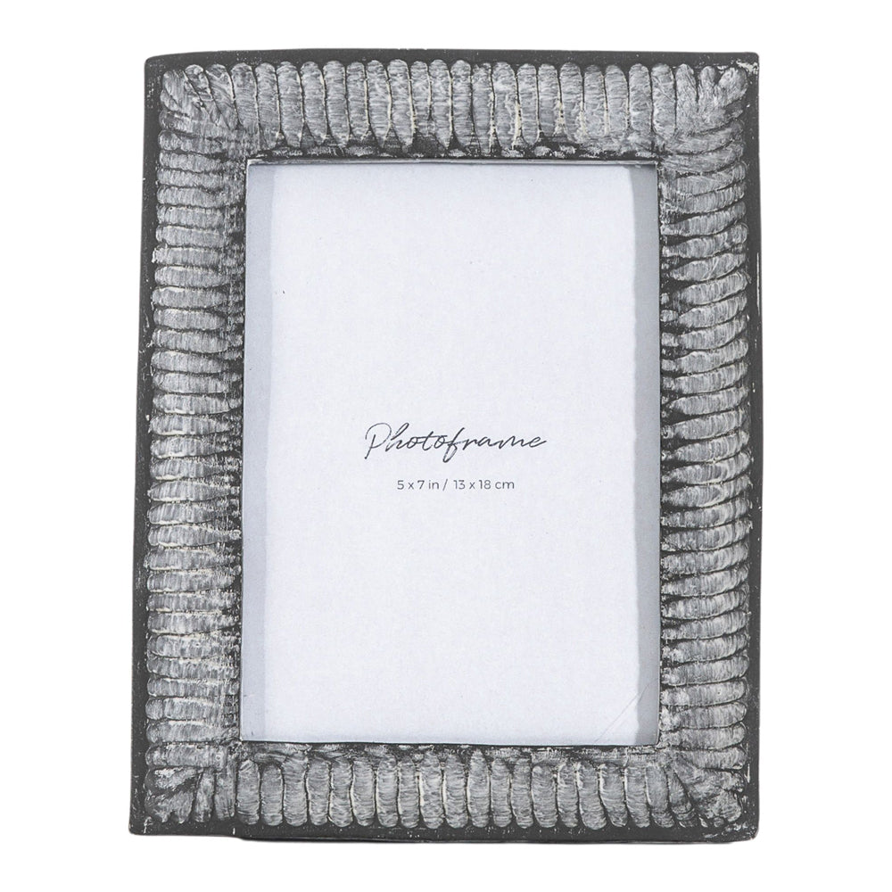 Product photograph of Gallery Interiors Aurelia Photo Frame Grey Wash Small from Olivia's.