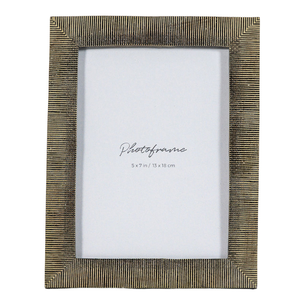 Product photograph of Gallery Interiors Kresten Photo Frame Brown Large from Olivia's.