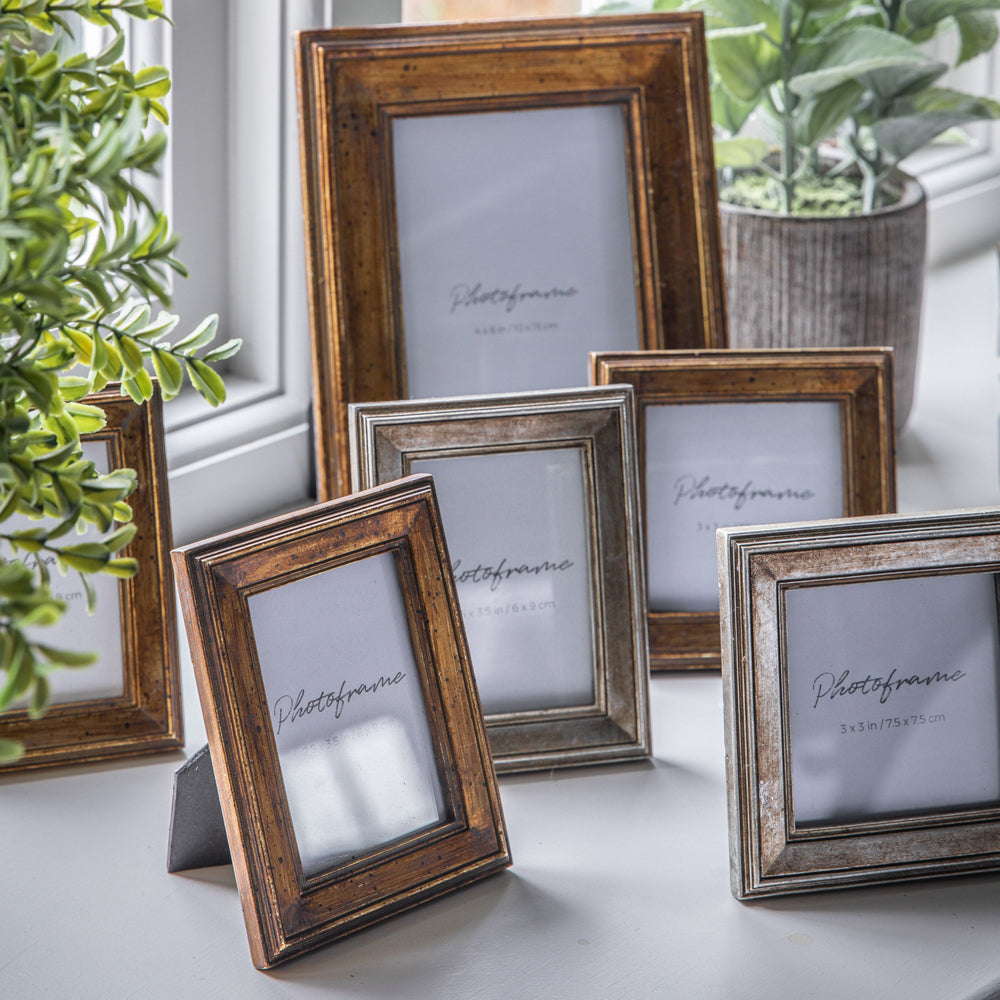 Product photograph of Gallery Interiors Sonam Photo Frame Bronze Small from Olivia's.