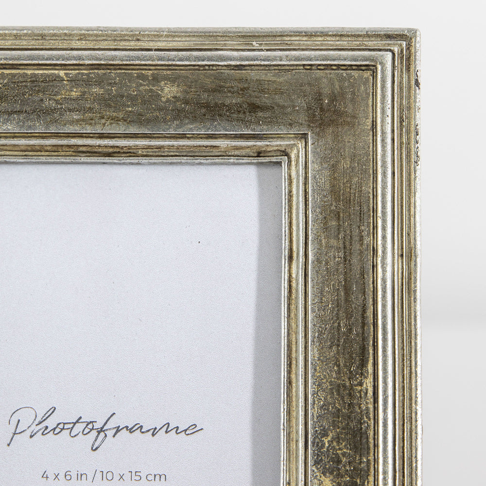 Product photograph of Gallery Interiors Sonam Photo Frame Pewter Large from Olivia's.