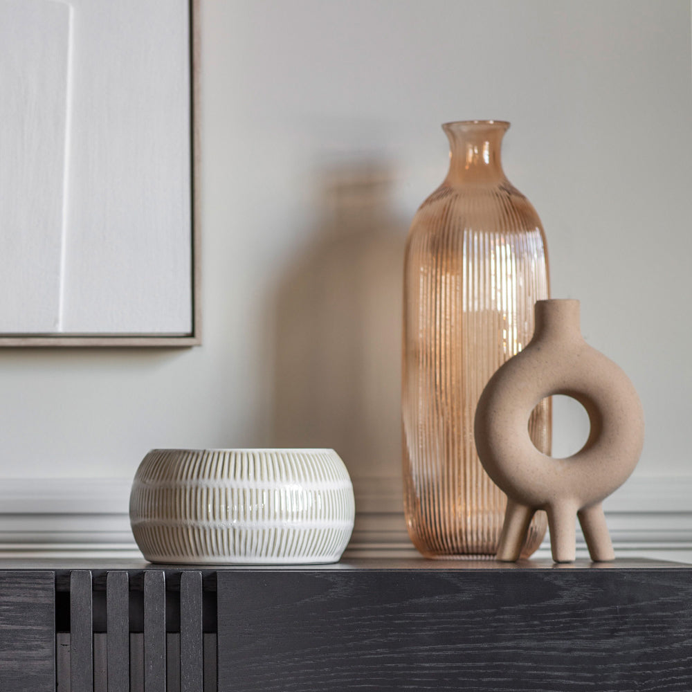 Product photograph of Gallery Interiors Kato Vase Pink Small from Olivia's.