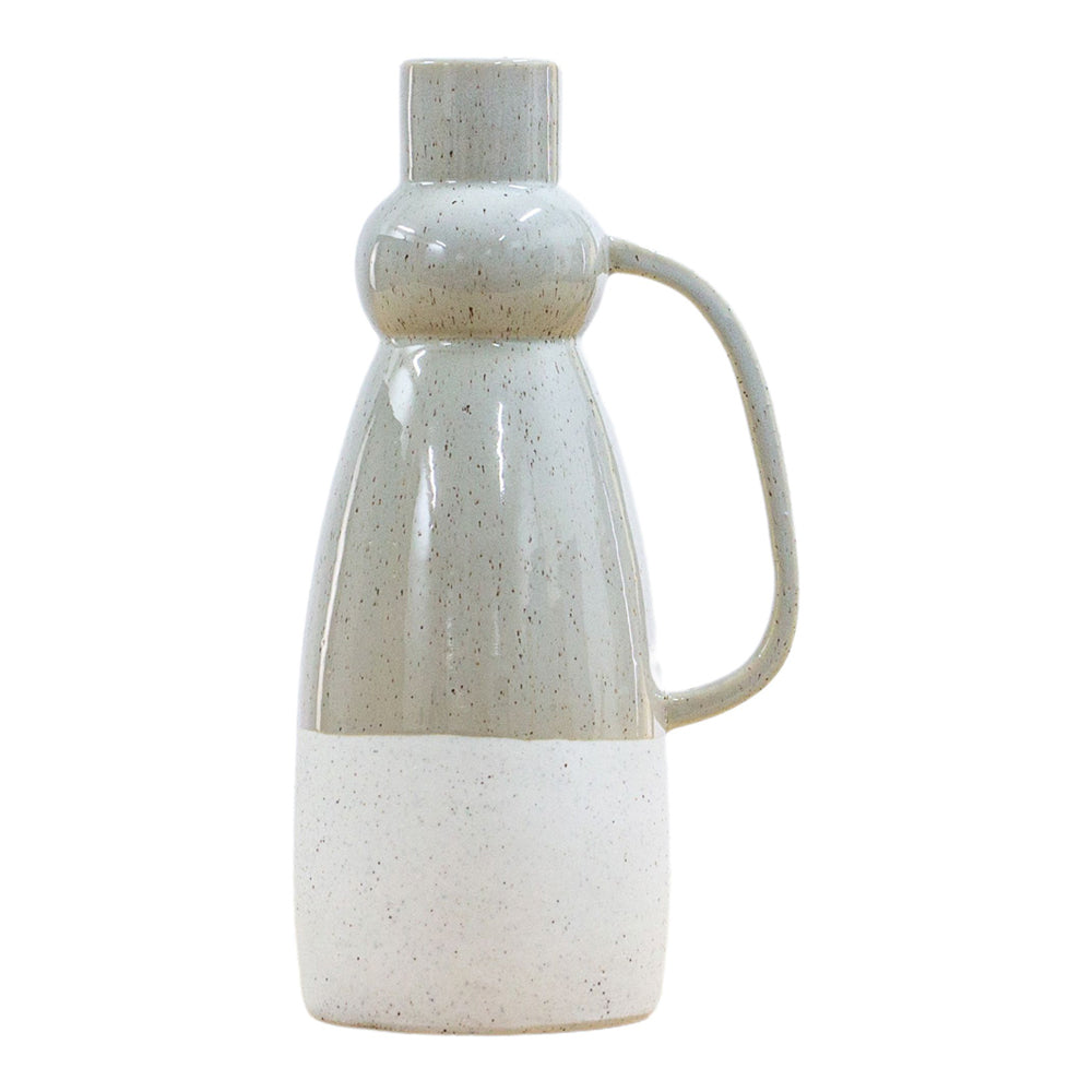 Product photograph of Gallery Interiors Blanchard Vase Light Grey Small from Olivia's.