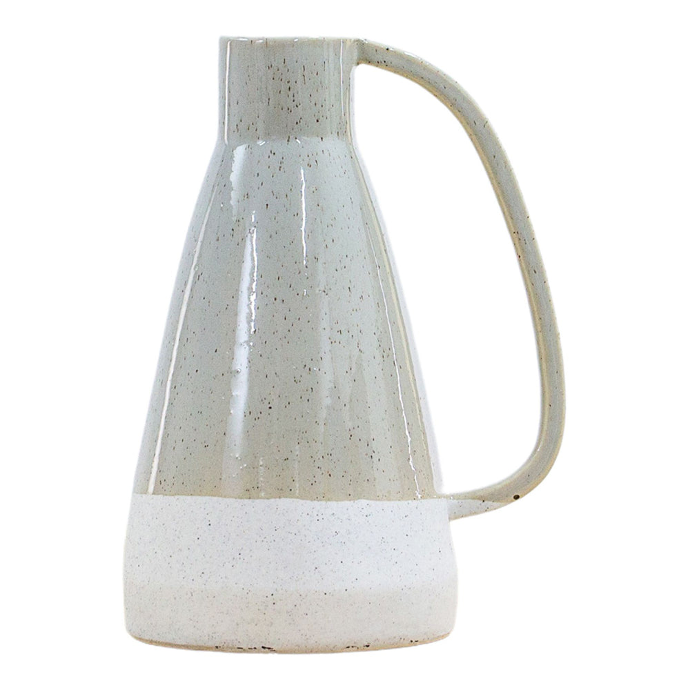 Product photograph of Gallery Interiors Blanchard Vase Light Grey Small from Olivia's.