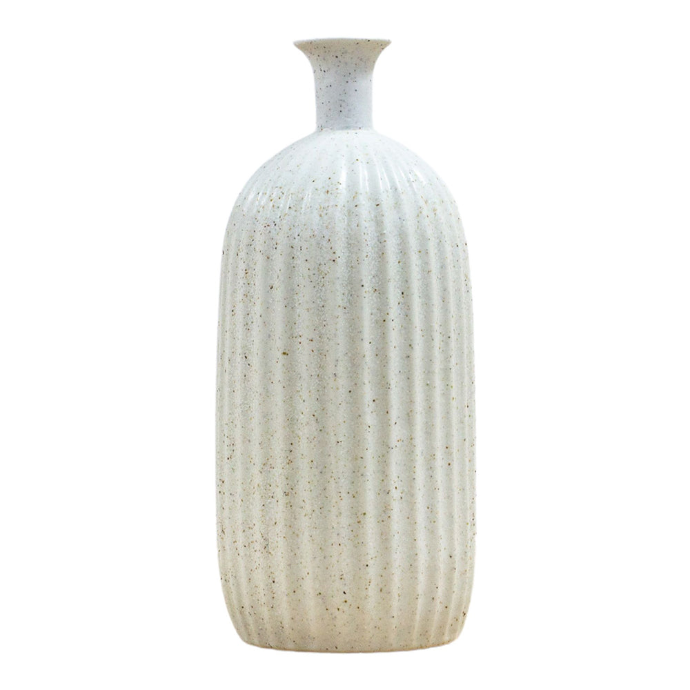 Product photograph of Gallery Interiors Mciver Vase Cream Small from Olivia's.