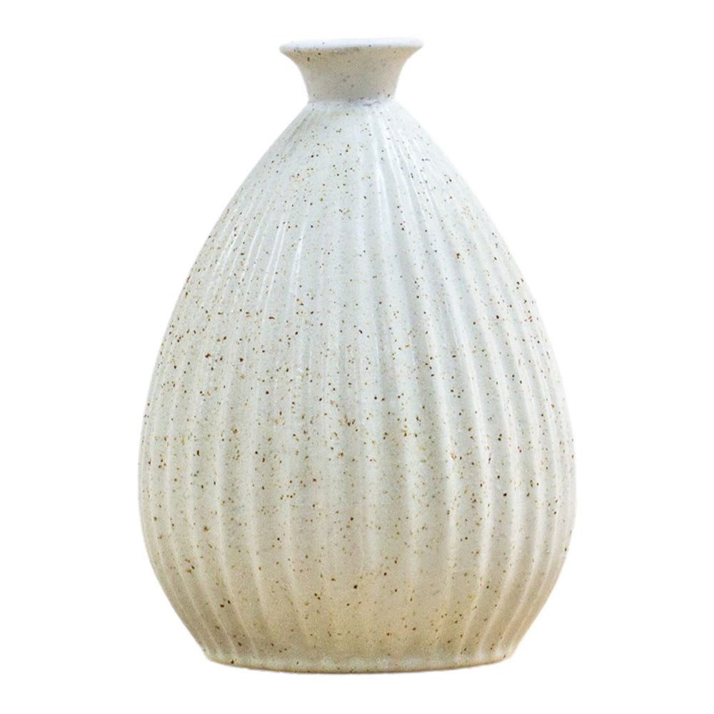 Product photograph of Gallery Interiors Mciver Vase Cream Small from Olivia's.