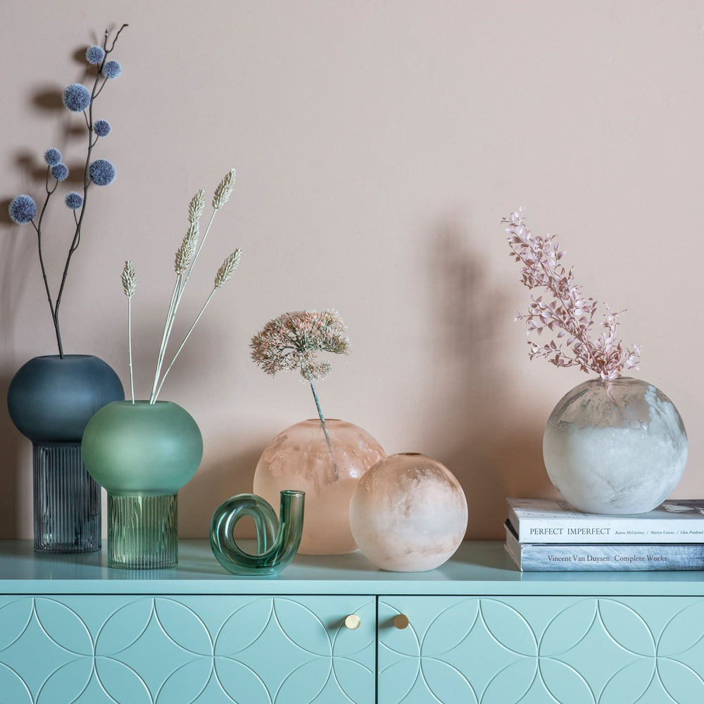 Product photograph of Gallery Interiors Sandor Vase Blush Large from Olivia's.