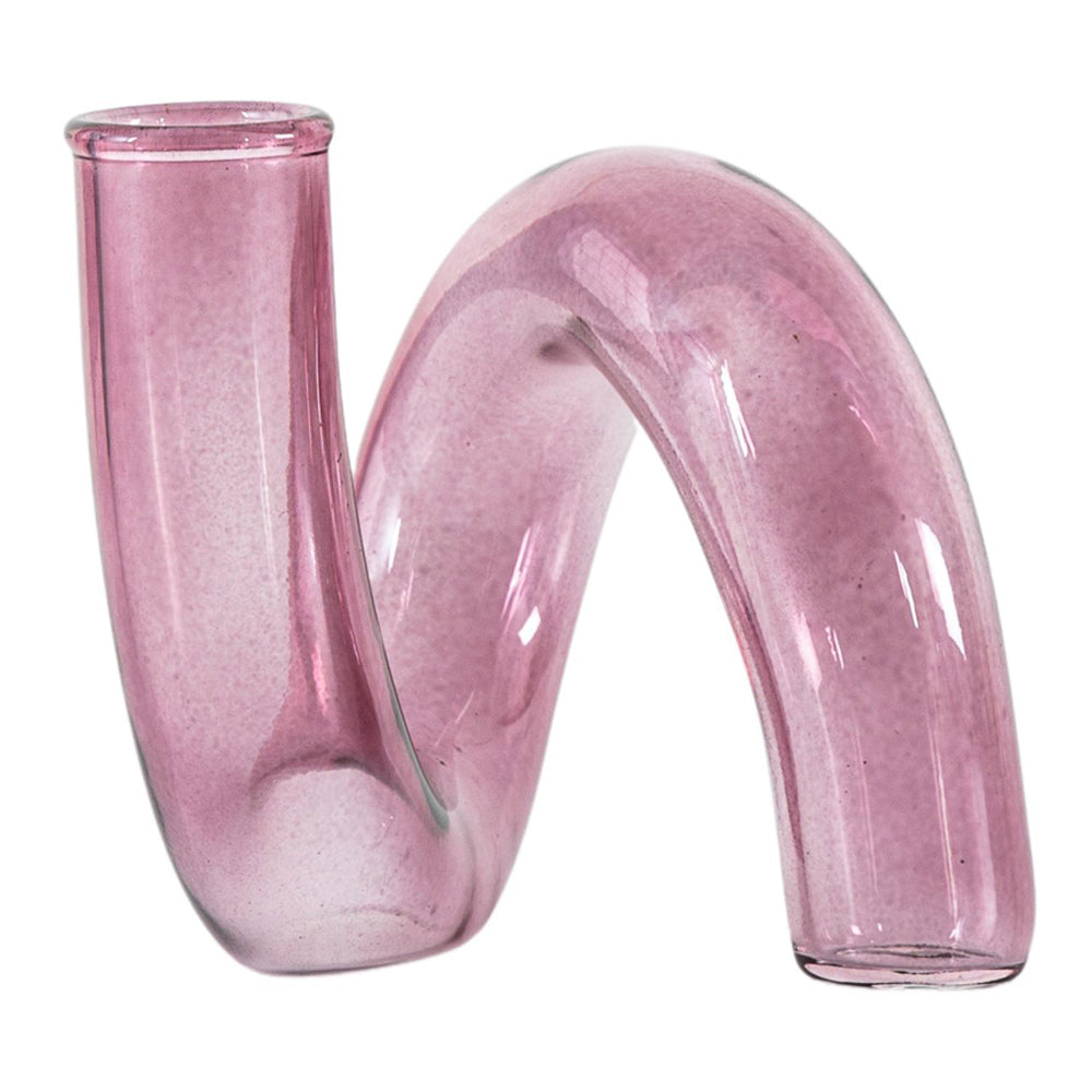 Product photograph of Gallery Interiors Clinton Whirly Vase Pink from Olivia's.