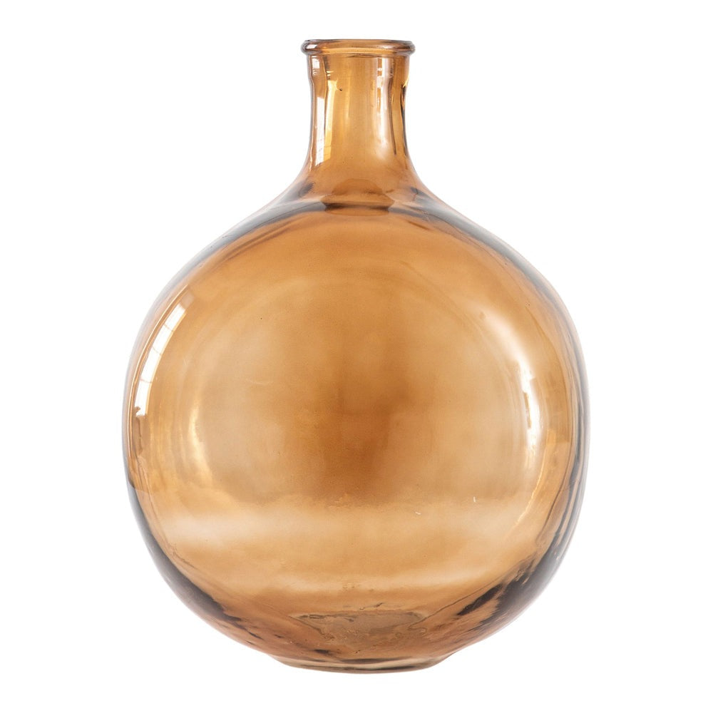 Product photograph of Gallery Interiors Zeman Bottle Vase Brown Small from Olivia's.