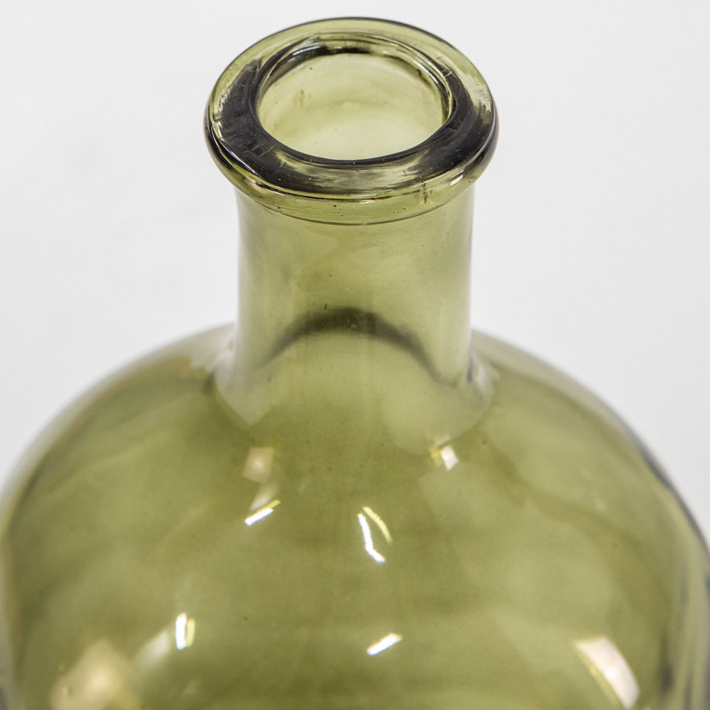 Product photograph of Gallery Interiors Zeman Bottle Vase Green Small from Olivia's.