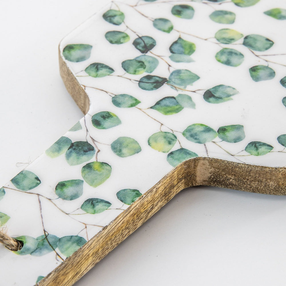 Product photograph of Gallery Interiors Simona Eucalyptus Board Green Natural White from Olivia's.