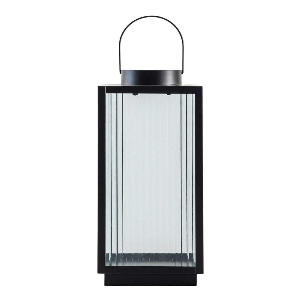 Product photograph of Gallery Interiors Meera Lantern Black Large from Olivia's.