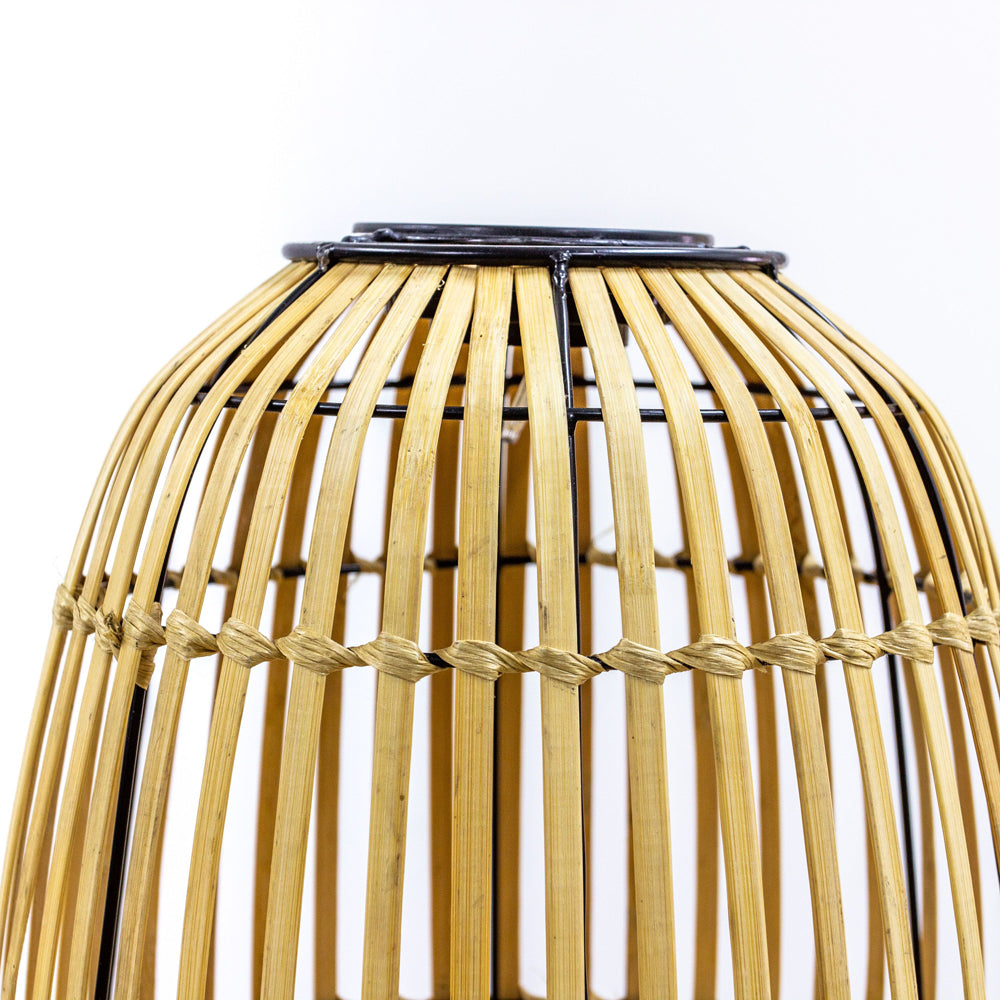 Product photograph of Gallery Interiors Sierra Solar Led Lantern Brown Small from Olivia's.