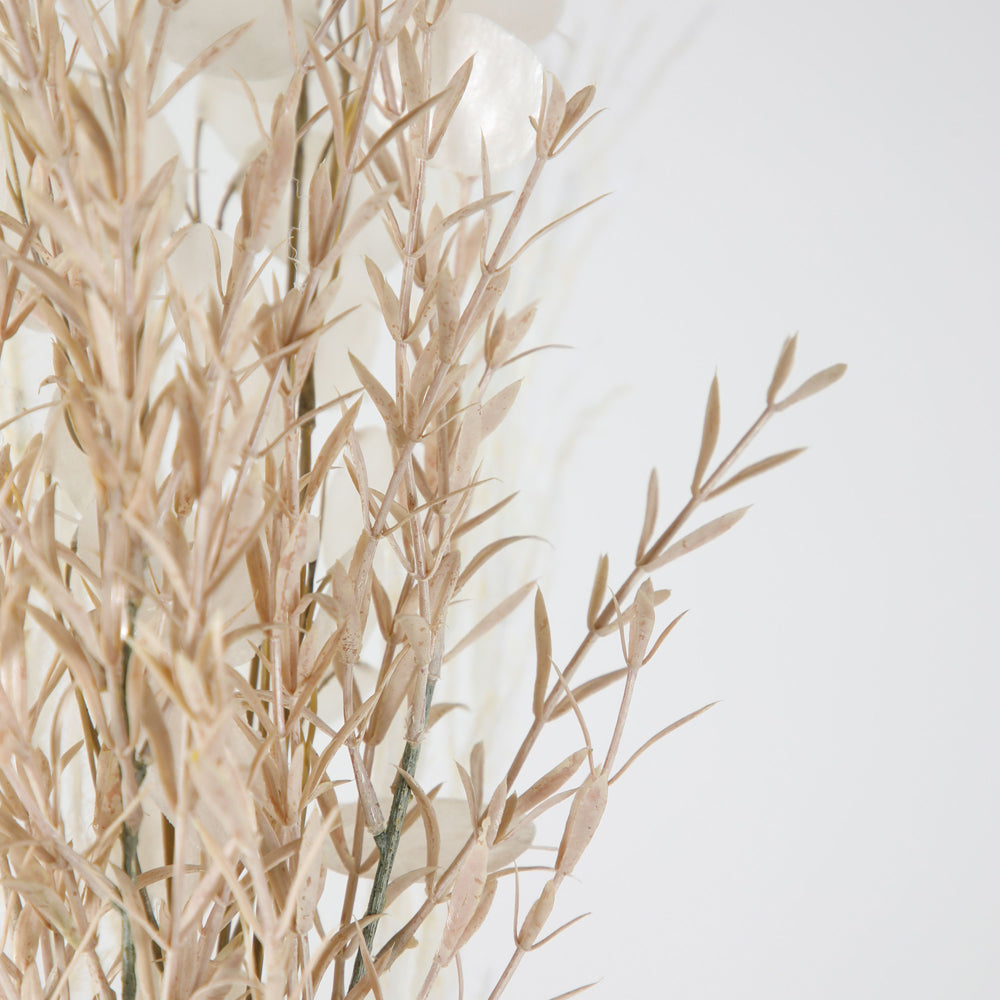 Product photograph of Gallery Interiors Rinat Silver Dollar Bouquet Faux Plant Ivory Large from Olivia's.