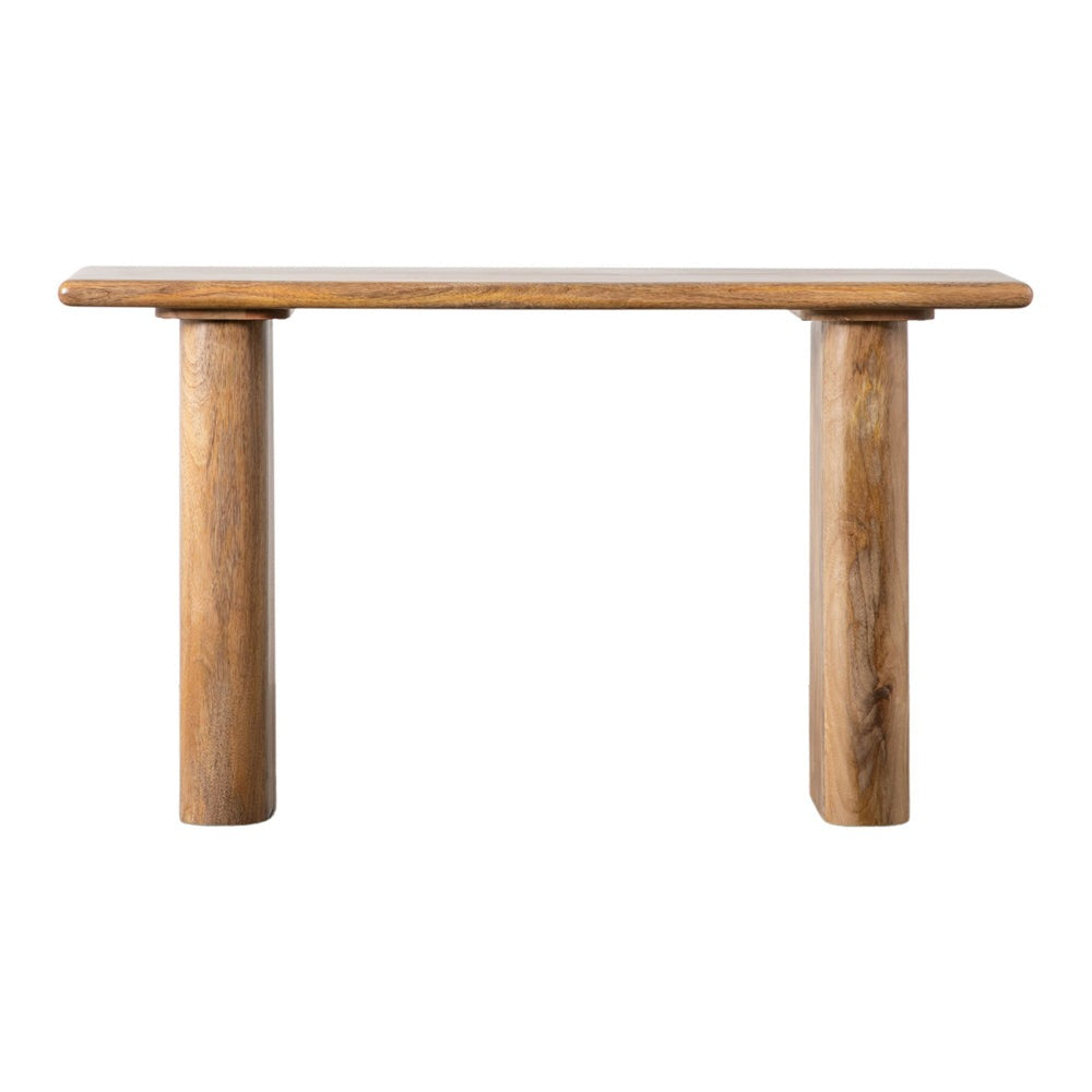 Product photograph of Gallery Interiors Reyna Console Table In Natural from Olivia's.