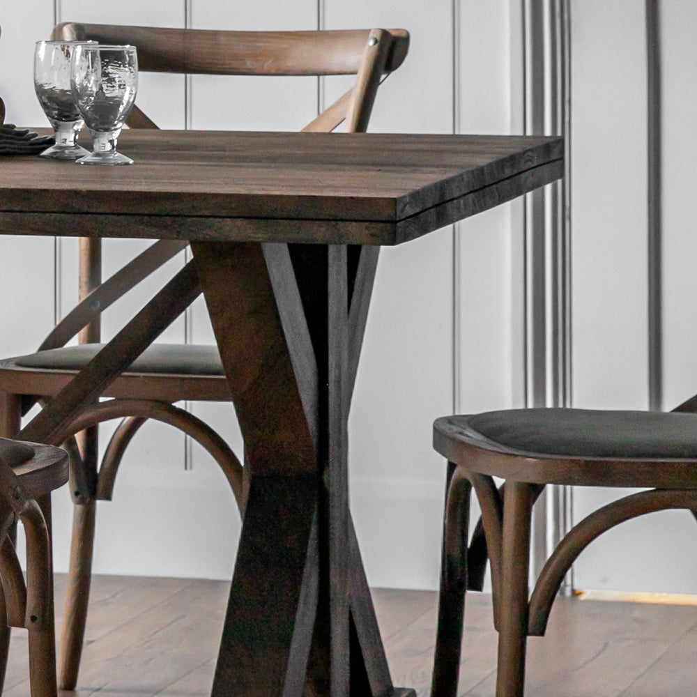 Product photograph of Gallery Interiors Grover Dining Table In Oak Small from Olivia's.