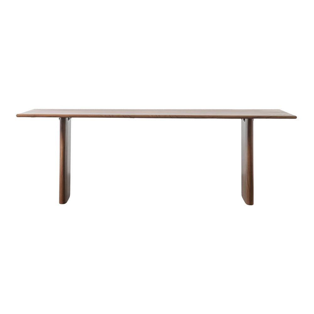 Product photograph of Gallery Interiors Mina 6 Seater Dining Table In Natural Large from Olivia's.
