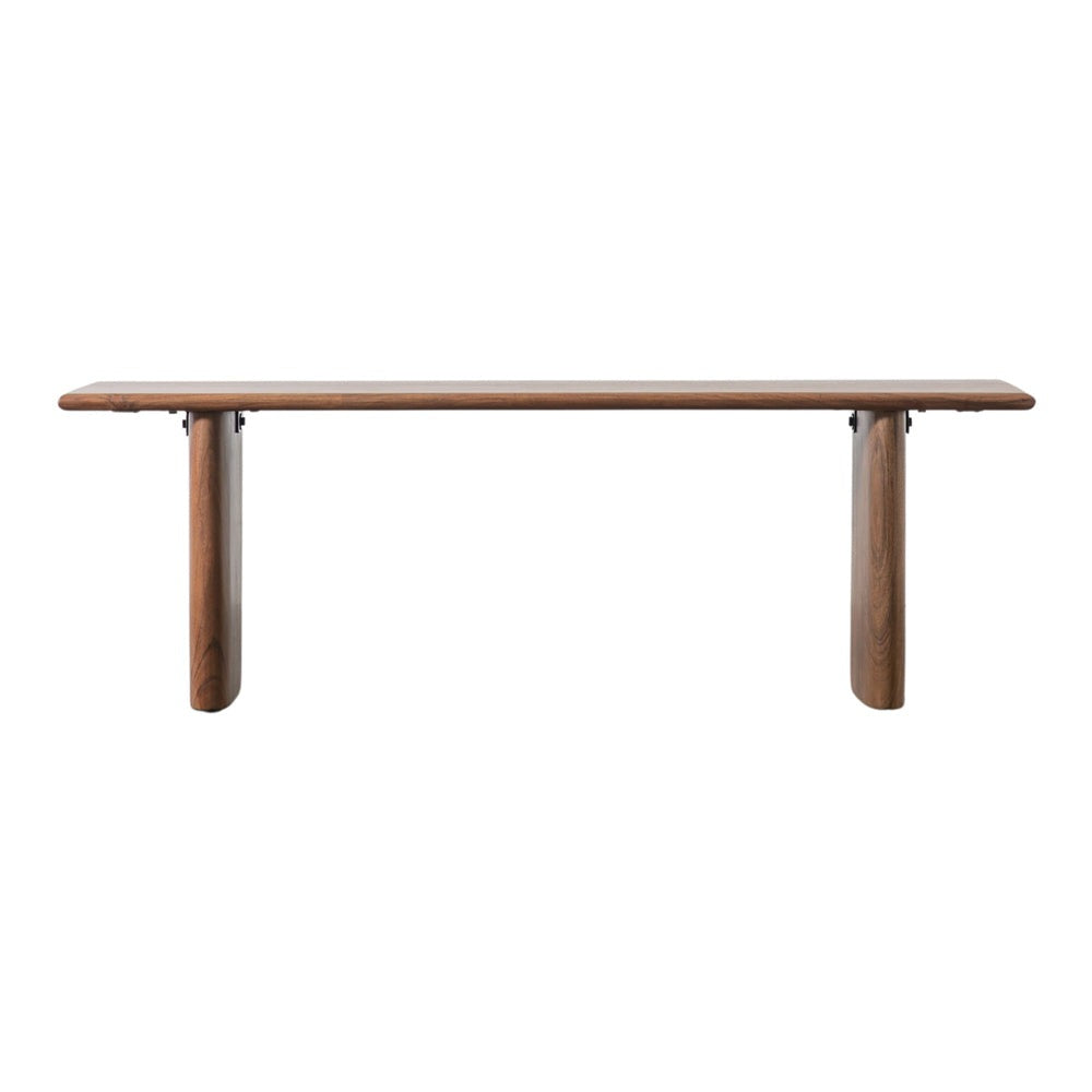 Product photograph of Gallery Interiors Mina Dining Bench In Natural Large from Olivia's.