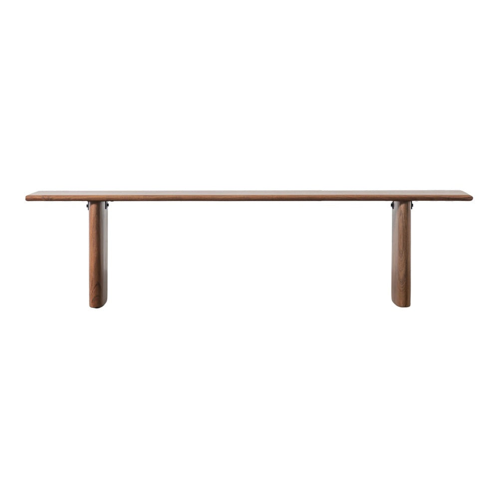 Product photograph of Gallery Interiors Mina Dining Bench In Natural Small from Olivia's.